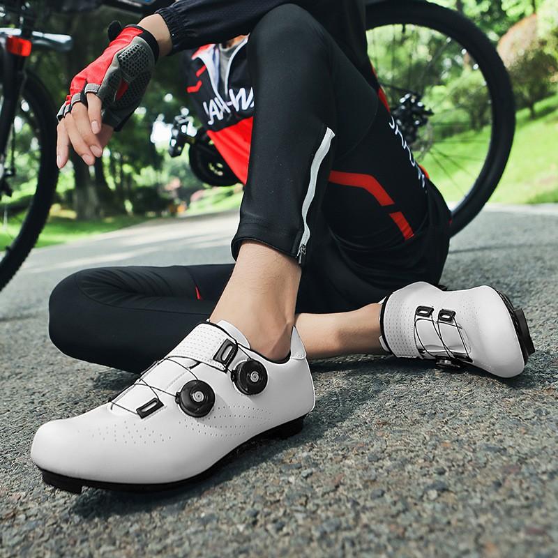 Unisex Cycling Shoes Road Mountain Bikes With Cleat Compatibility Breathable Lightweight Performance Pedal Lock Shoe