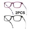 2 Stück Vintage Lesebrille Leicht Anti-Augenbelastung Mode Computer Altersweitsichtigkeit Brille Für Frauen Männer