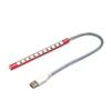 10LED Flexible USB Keyboard Light Desk Reading Night Lamp for Notebook Laptop