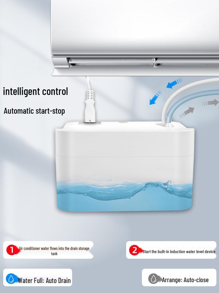 Automatic External Condensate Drain Pump for Air Conditioner Cabinet - Compact Lifting Pump for Home Use
