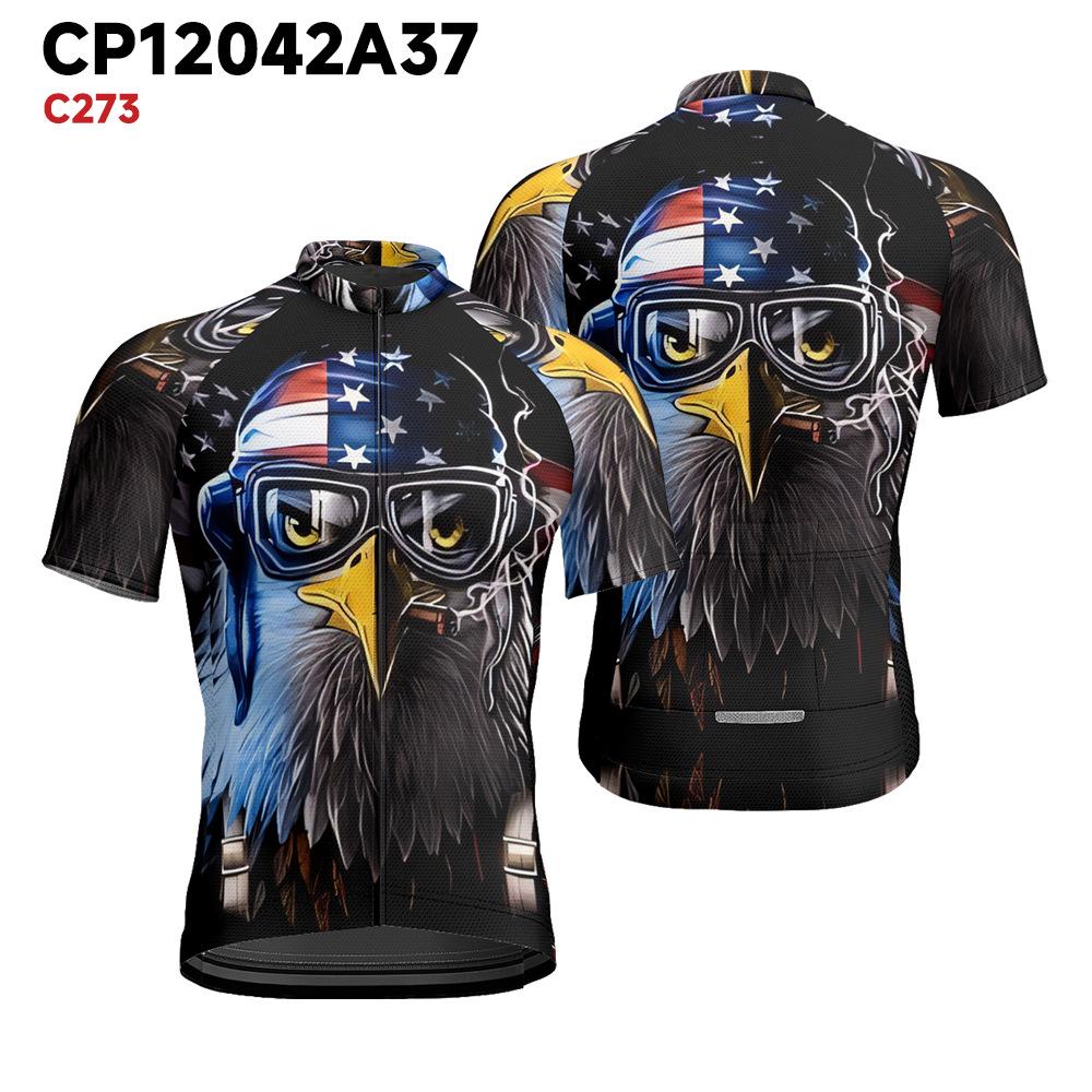 

Мужская быстросохнущая дышащая веломайка с коротким рукавом для летнего катания по шоссе на открытом воздухе M