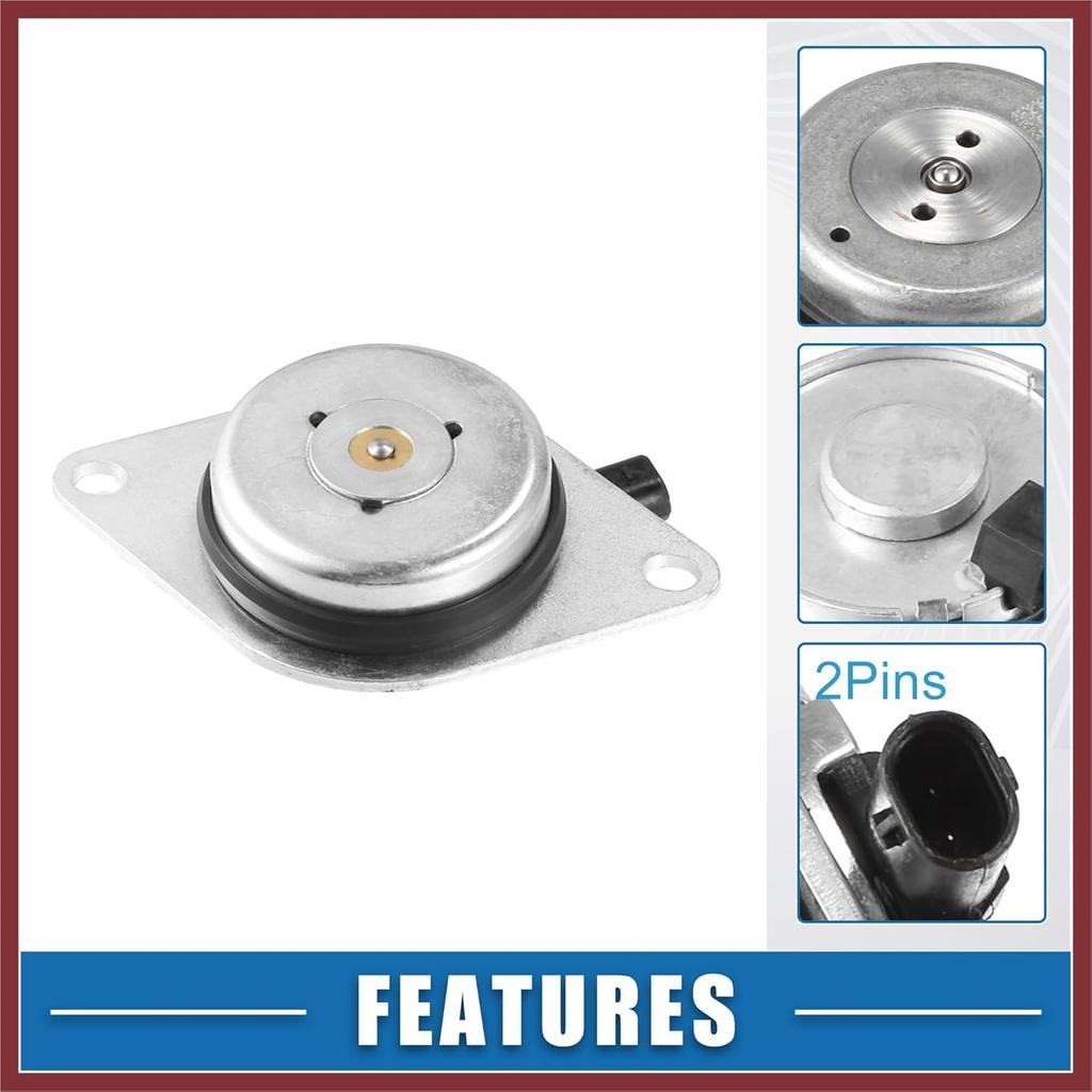 Variable Valve Timing VVT Solenoid Valve No.55562223/25195245 Camshaft Adjuster for Chevy Cruze 11-15 for Chevy Sonic 1.4L 12-20 Metal Silver Tone