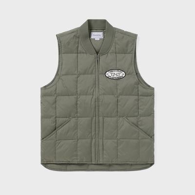 ThIs Is Never That Ripstop Quilted Down Vest Sage