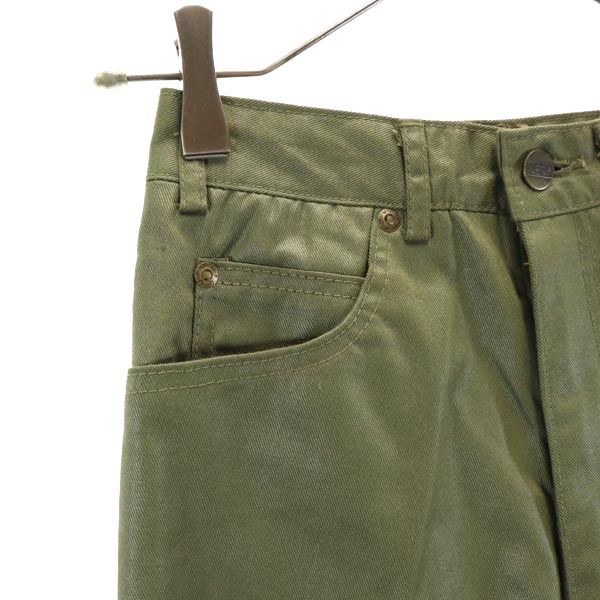 unused UFO made in Japan Slim Dance Long pants w27 khaki Women Used
