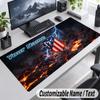Custom Name Text Mouse Pad Atletico Madrid FC Personalized Desk Pad For Work And Gaming