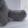 Hugging Cute Cat Plush Doll Stuffed Animal Plush Key Chain Coffee Cat Plush Keychain  Kid Girls
