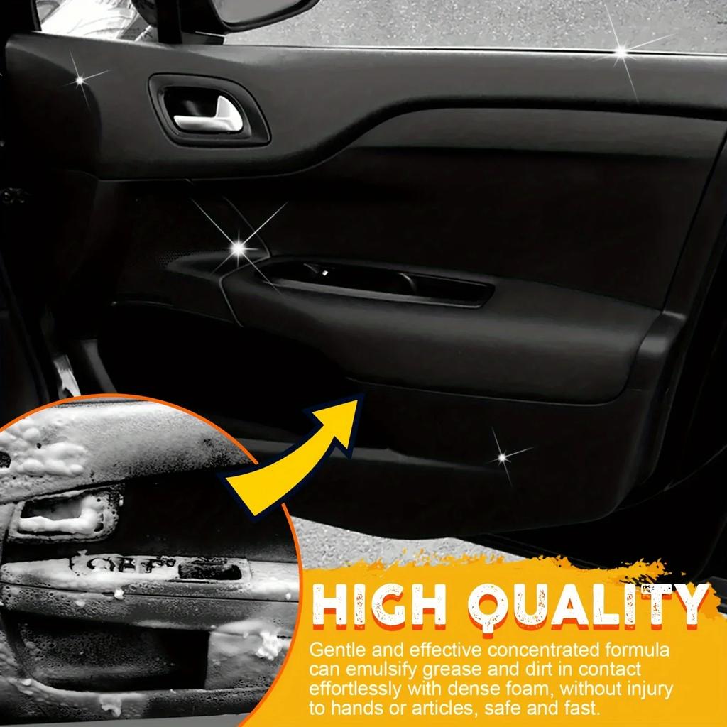 Multi functional foam cleaner supplies Automotive interior powerful decontamination roof leather seat cleaner Accessories