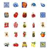 50Pcs Mediterranean Style Fruit Stickers – Waterproof Decals for Luggage, Laptop, Journal
