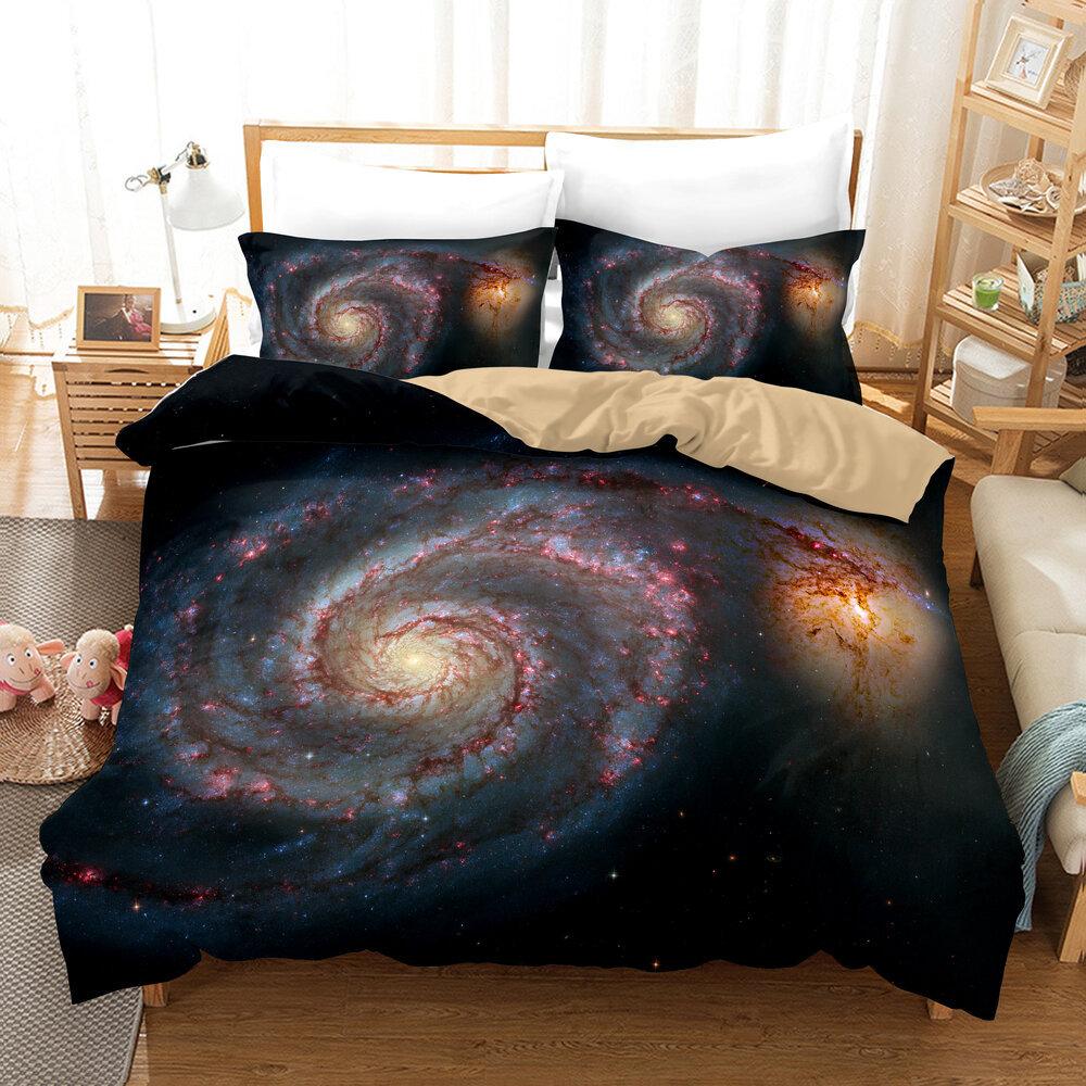 Space Planet E-Commerce Three-Piece American 3D Digital Printing Kit