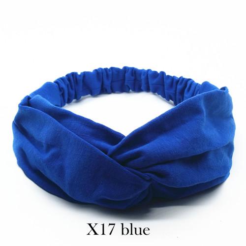 

Хлопковая витая повязка на голову для женщин, однотонная эластичная повязка на голову с узлом, спортивная повязка на голову для йоги, тюрбан, повязки на голову, аксессуары для волос