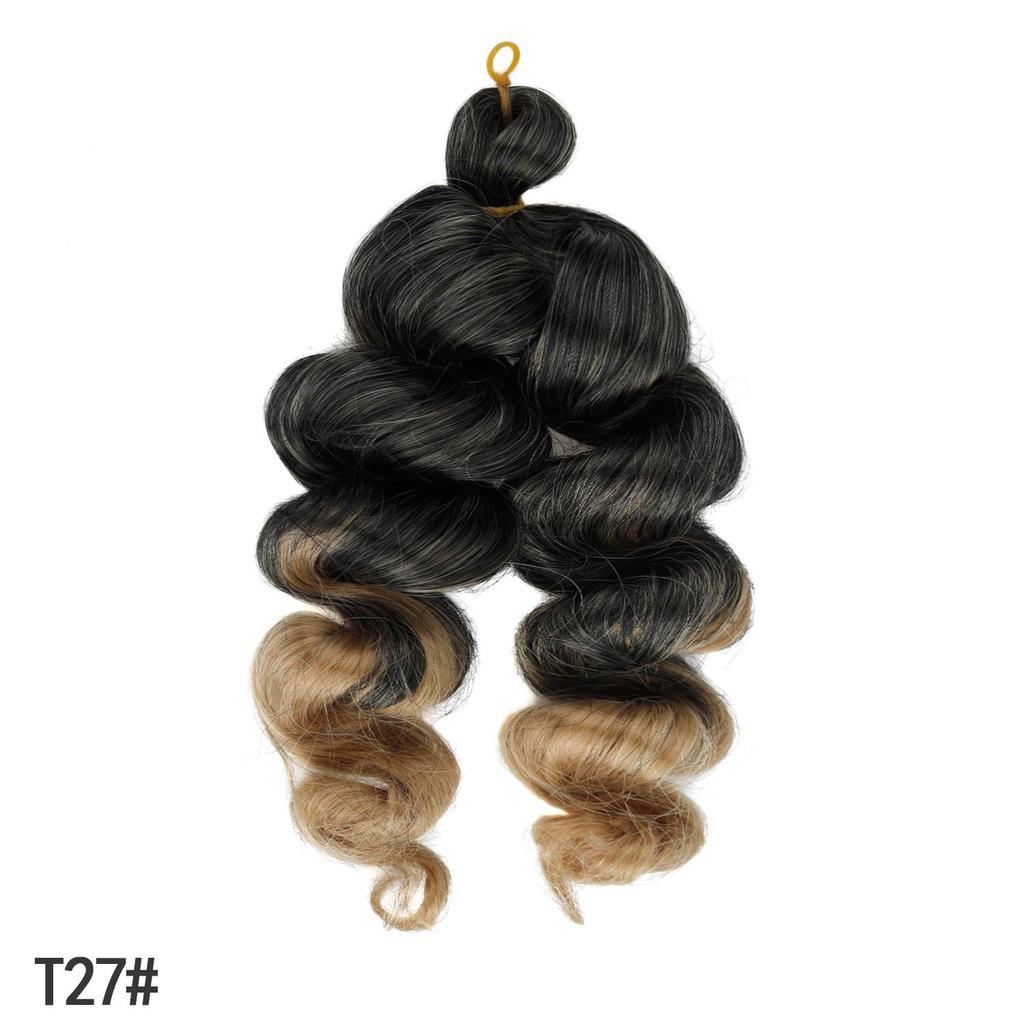 Short French Curly Crochet Hair Loose Wave Synthetic Braiding Hair Extensions for Black Women