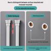 Gunmetal Grey All-Copper Shower Faucet Set