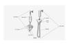 Non-Fading Asymmetrical Zircon Glass Stone Earrings: Fashionable & Versatile European/American Style
