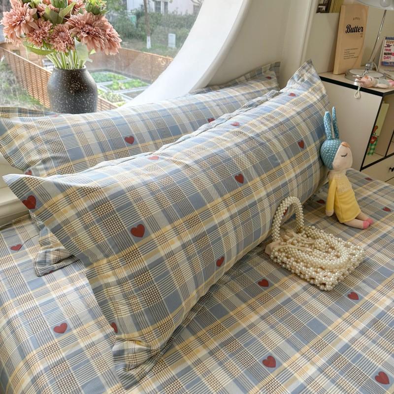 100% Cotton Printed Long Pillowcase Couples Kids 48x120cm 48x150cm 48x180cm Breathable Soft Bedding