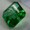 Natural Square Cut   9.65 Ct Green Colombian Emerald Loose Gemstone