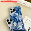 2DFlat Blue Leopard on Tree Branch All inclusive film hard iPhone case, compatible with iPhone 18 Pro Max 17 16 15 14 13 12 11