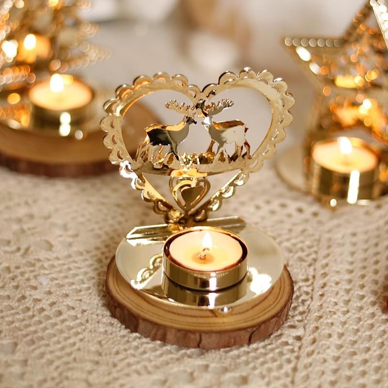 

Рождественские подсвечники-вотивы Снежинка Звезда Подсвечники для чайных свечей для рождественских украшений стола, вечеринки по случаю дня рождения и домашнего декора