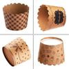 50pcs, Cake Baking Cup, Cupcake Moulds Paper, Mousse Cupwith Cover Baking Catering Container, Cake Cup, Muffin Cup