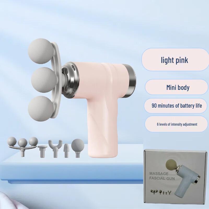 

Jiupin Mini Percussion Massager with Interchangeable Heads