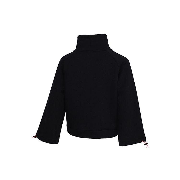 PUMA Sweatshirts Women's Black Stand Collar Moderate Regular 530299-01