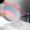 Multipurpose Washbasin Thicken PP+TPR Space Saving Collapsible Round Basin, Size XL