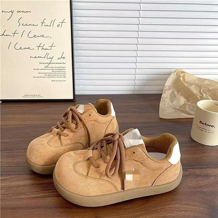 

Lightweight big head platform bread shoes spring new muffin ultra-light casual shoes sports board shoes tide 40 верблюд