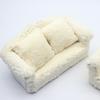 OB11 tiny house tiny Couch Soft Single Armchair With Decorative Pillow Compact Furniture Model