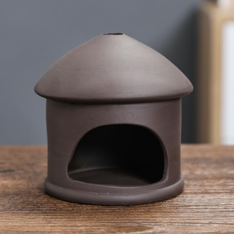 Ceramic Chimney Incense Burner Elegant Ash Catcher for Energy Cleansing Meditation Relaxation Home Decor Spiritual Gift