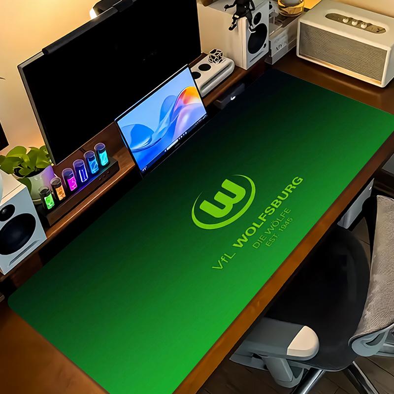 VfL Wolfsburg Color Mouse Pad Large Gaming Table Cushion Non-slip Laptop Tablet Big Mousepad XXL Mat Mini PC Playmat With Lock edge