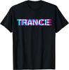 Trance Music Disco Sound Tričko Potisk Originální Design Dárky Trička Streetwear Vintage Vlastní Tričko Camisas Streetwear