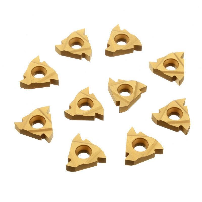 10pcs 16ER AG60 External Thread Carbide Inserts Blade Lathe Turning Tools