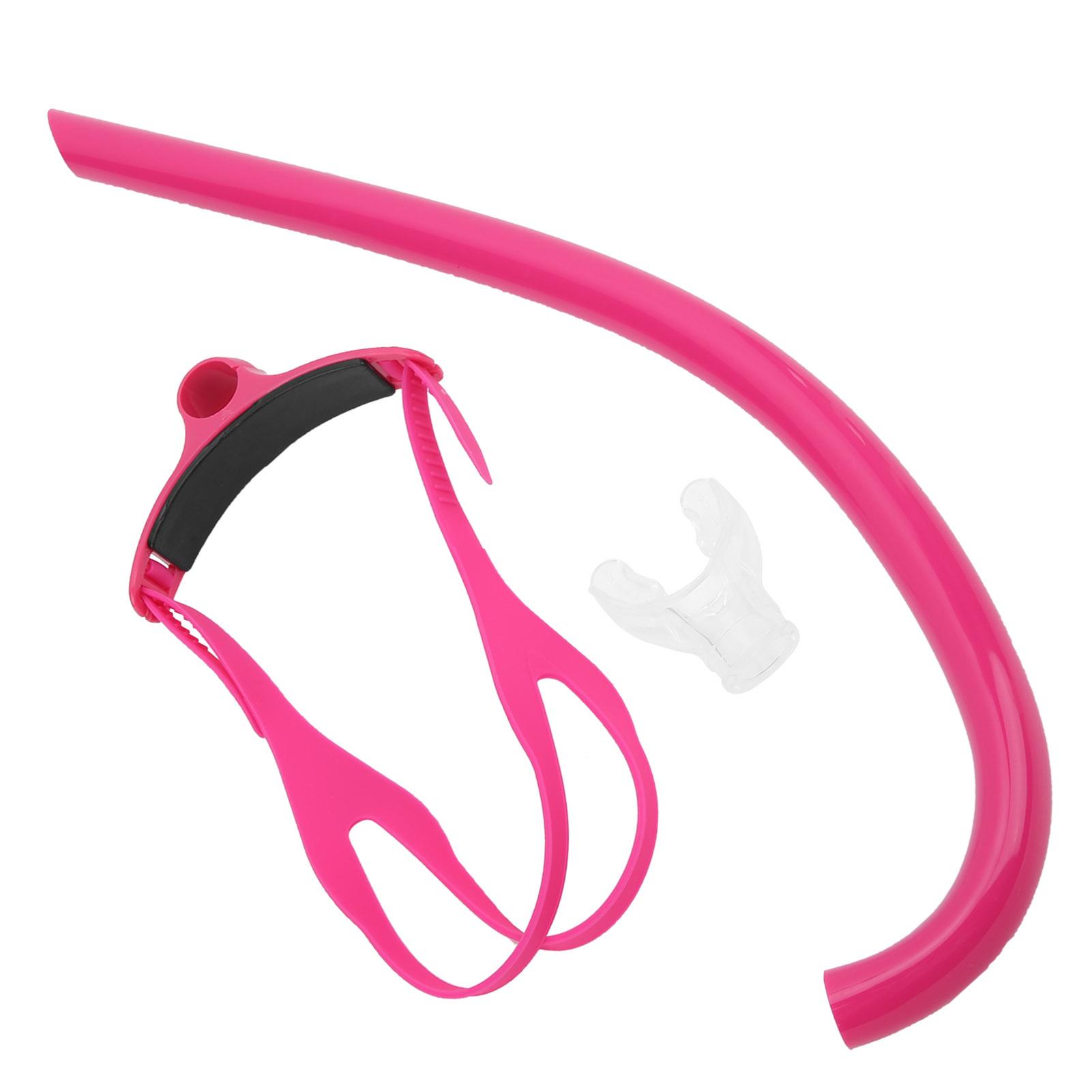 Swimming Front Mounted Snorkel with Silicone Mouthpiece Swim Training Breath Gear