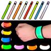 Polyester LED Armband Snap Slap Design Reflective Band Light Up Ankle Band  Night Sport