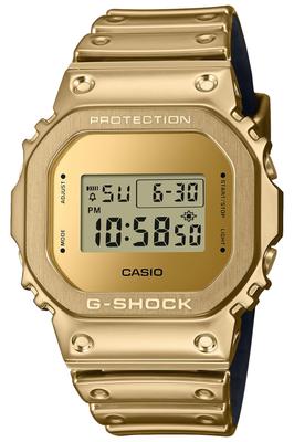 Casio Fine Metallic Series Χρυσό Ρολόι G-Shock GM-5600YMG-9JF Ανδρικό