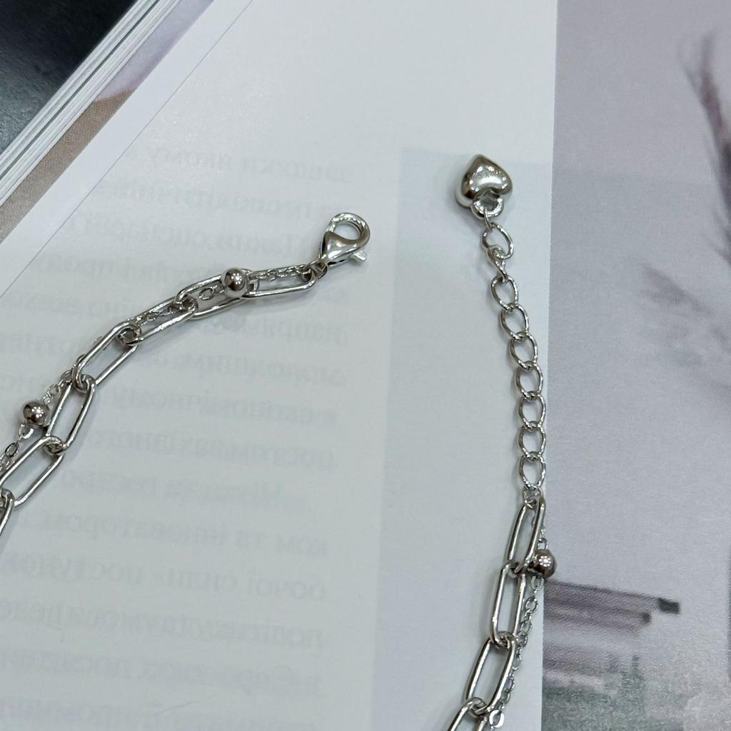 Silberarmband ohne Steine, Gewicht des Artikels 4,84 g (2172888)