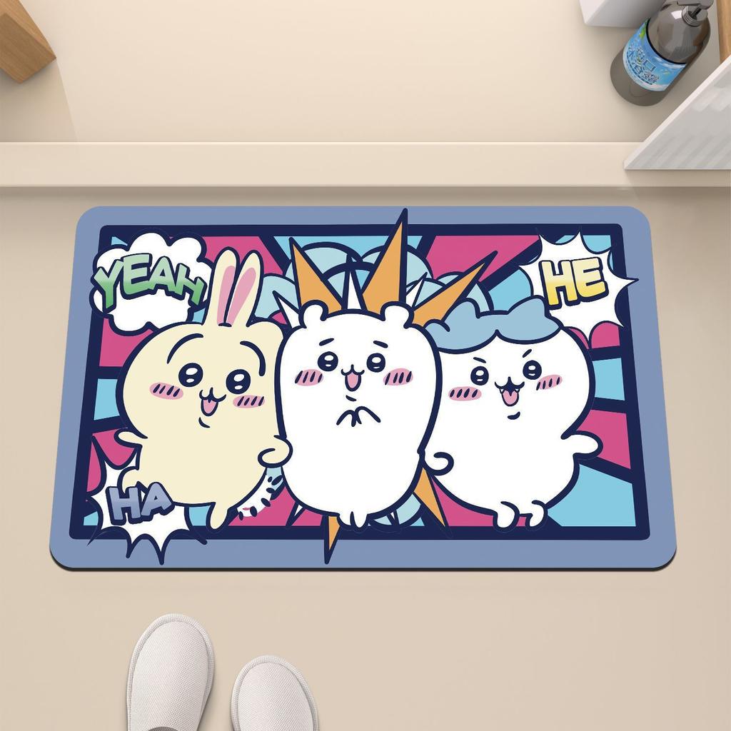 Cartoon Floor Mat Bathroom Floor Mat Entrance Door Mat Toilet Door Suction Foot Mat