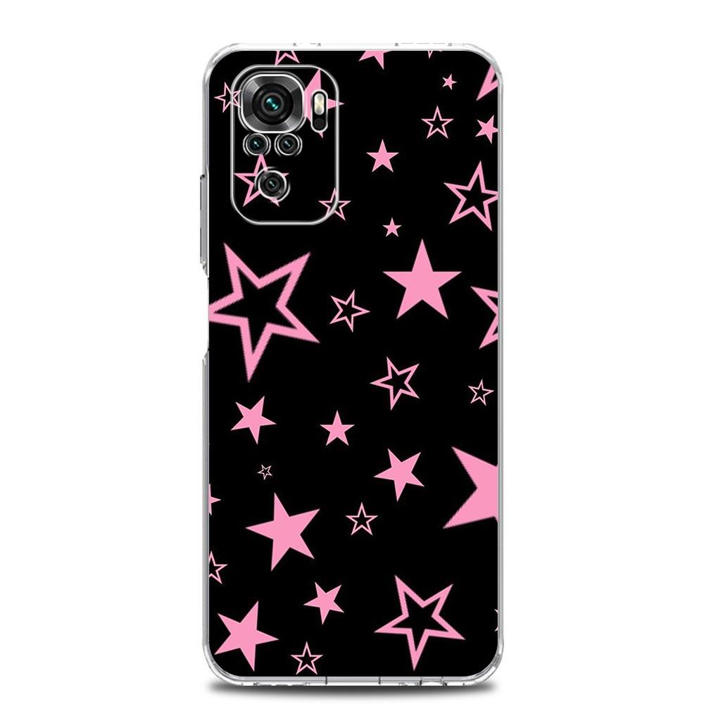 Phone Case For Xiaomi Redmi Note 13 12 5G 9S 9 8 10 11 Pro Plus 4G 9T 13C 12C 10C 9C 9A 7 Pro Clear Cover Star Art