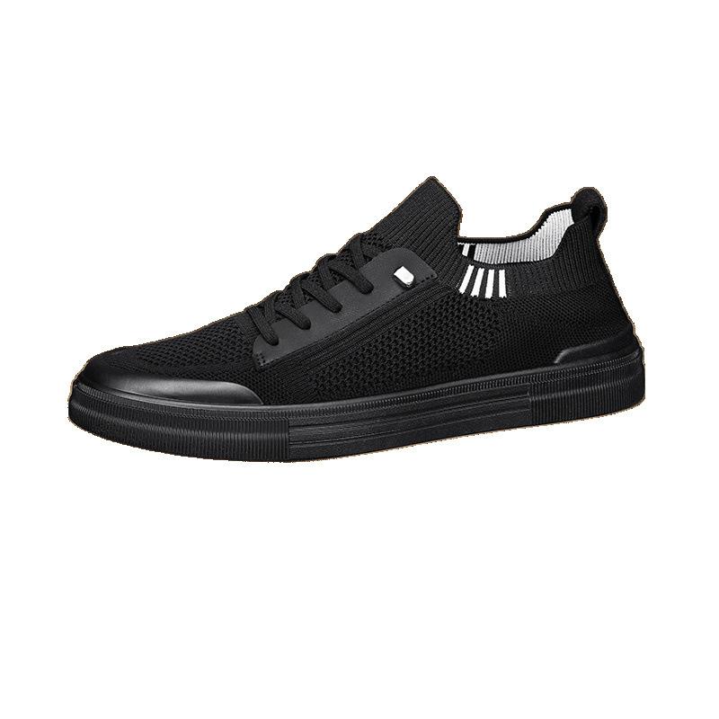 Summer breathable fly-woven flat shoes casual sports lightweight soft-soled knitted mesh shoes