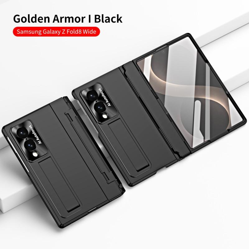 Galaxy Z Fold 8 Ultra Case With Smooth Hinge Design Electroplated Pen Slot Shockproof PC Cover Daily Use