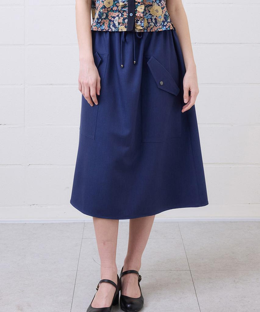 Yujiot Big Pocket Band Skirt (2 Colors)
