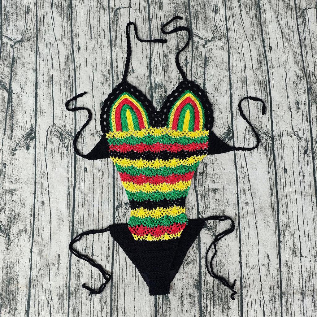 Handmade Crochet One-piece Swimsuit Monokini