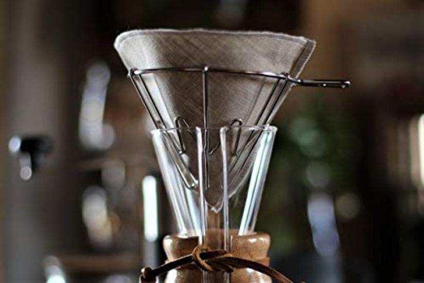 Washable and Reusable Coffee Filters for 1-4 Cups, Pack of 3, Made In Japan (assorted 3 Colors)