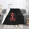 Music Blanket For Sofa Bed Travel Kids Black Man Women Music Bands Rock T Short Roll Stone
