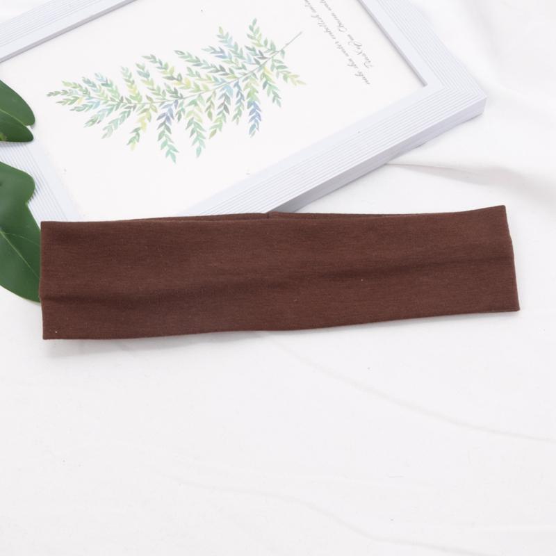 Cotton Solid Color Sports Headbands Gym Running Yoga Sweat Hair Bands High Elastic Makeup Women Tennis Hairband Hair Accessories