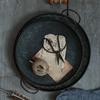 Retro Originality Home Storage Tray Metal Iron Art Binaural Plate Fruit Desserts Bread Delicious Food Photograph Decorate Prop