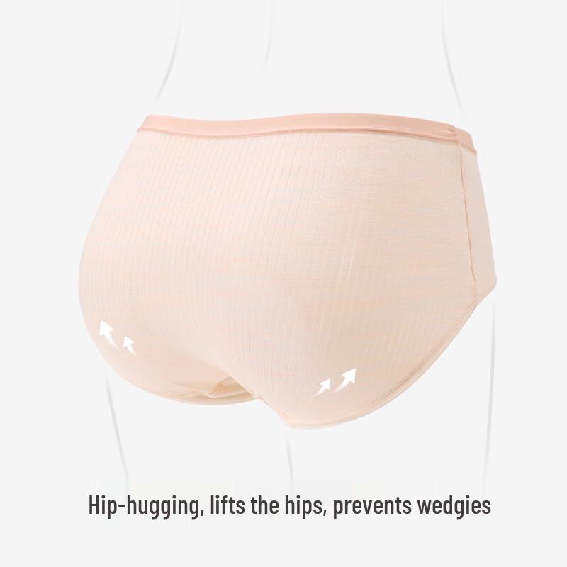 Fenteng Mid-Waist Antibacterial Pure Cotton Briefs 4-Pack