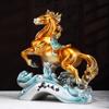 Immediate Success Zhaocai Wealth Attract Horse Ornaments Home Living Room Foyer Office Wine Cabinet Decor Company Opening Gift
