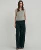 LOSSYROW Urban Wide Chino Pants Black