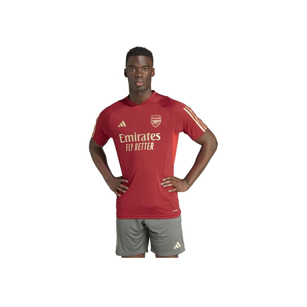 adidas Letter Casual Short Sleeve Football Jersey Arsenal 23/24 Season Men Jersey Red IJ7797