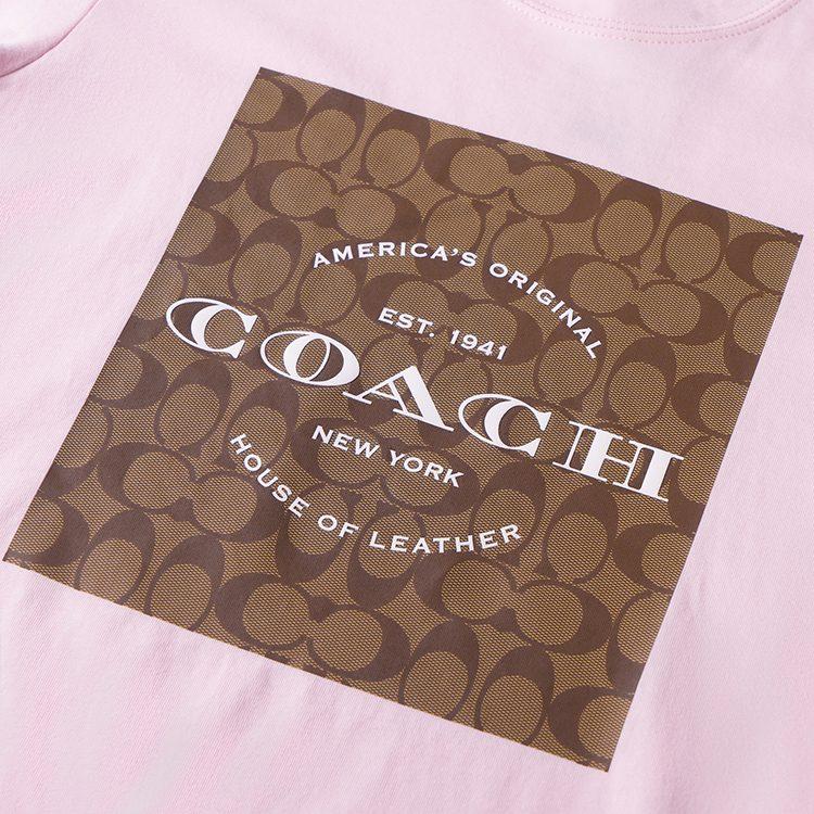 Coach Regular T Shirt Women's Pink C8775-LPK